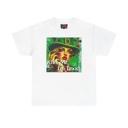 "Kiss Me I'm Toxic" Graphic Unisex Heavy Cotton Tee