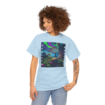 Ungodly Apparel Unisex Heavy Cotton Tee - Vibrant Nature Design