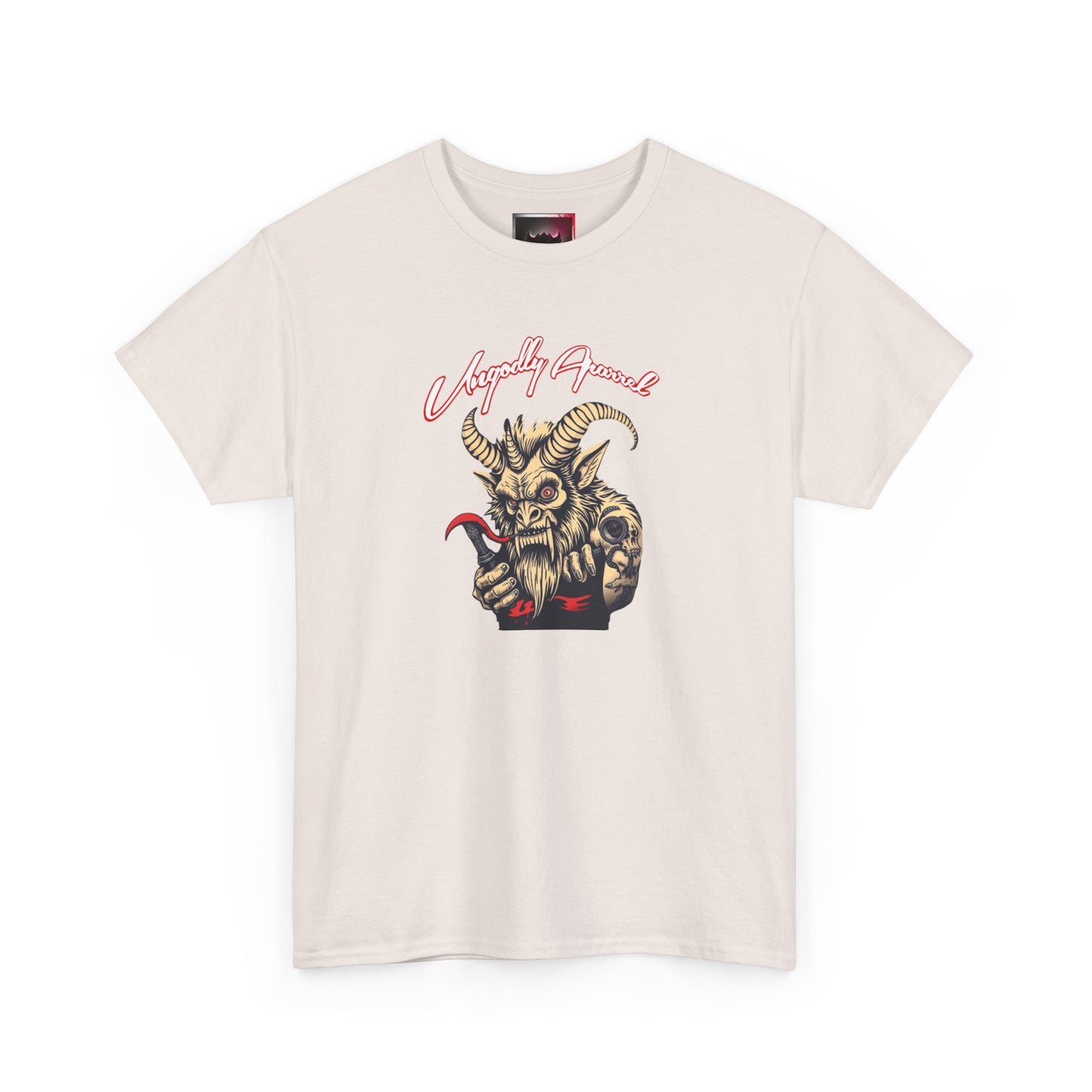 Krampus Graphic Tee — 'Krampusly Obsessed' Horned Demon Holiday T-Shirt