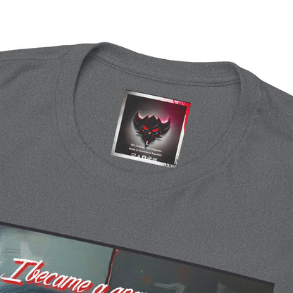 Heartbreak Unisex Heavy Cotton Tee - "I Became a Graveyard to Every Promise You Murdered" Graphic T-Shirt