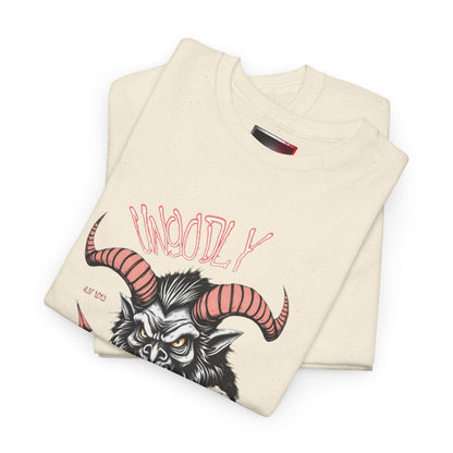 Krampus Graphic Tee — 'Wooly Anarch' Vintage Punk Shirt