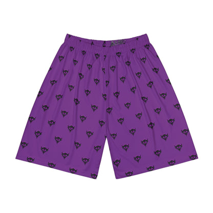 Purple Ungodly Apparel Logo Sports Shorts