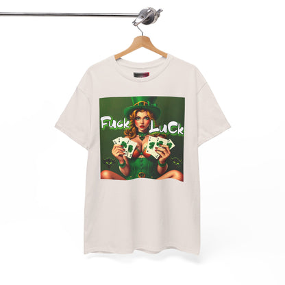 "F*ck Luck" Unisex Heavy Cotton Tee