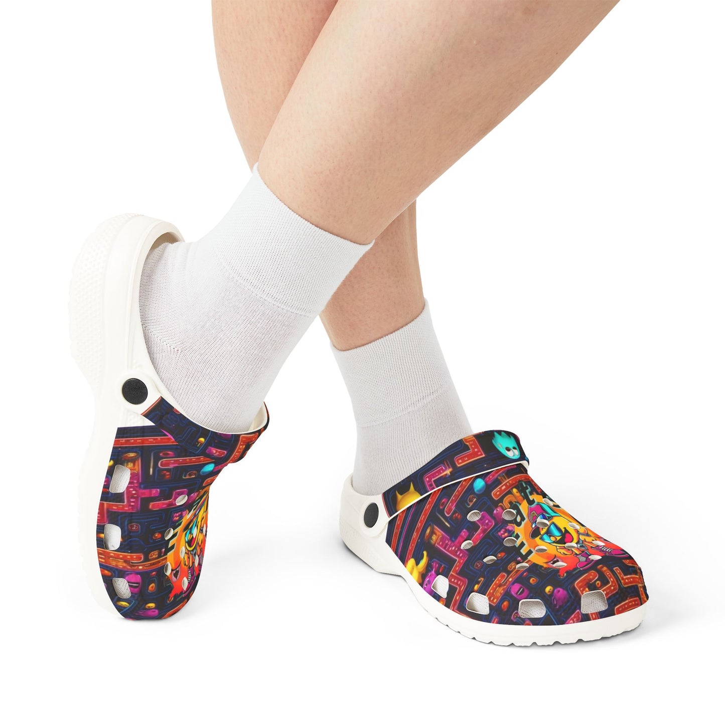 "Eater" Colorful Cartoon EVA Foam Rubber Shoes - Comfortable Casual Footwear