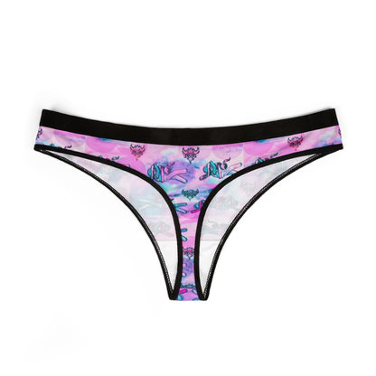 Pink 69 Print Women's Thong — Cute Pastel Underwear