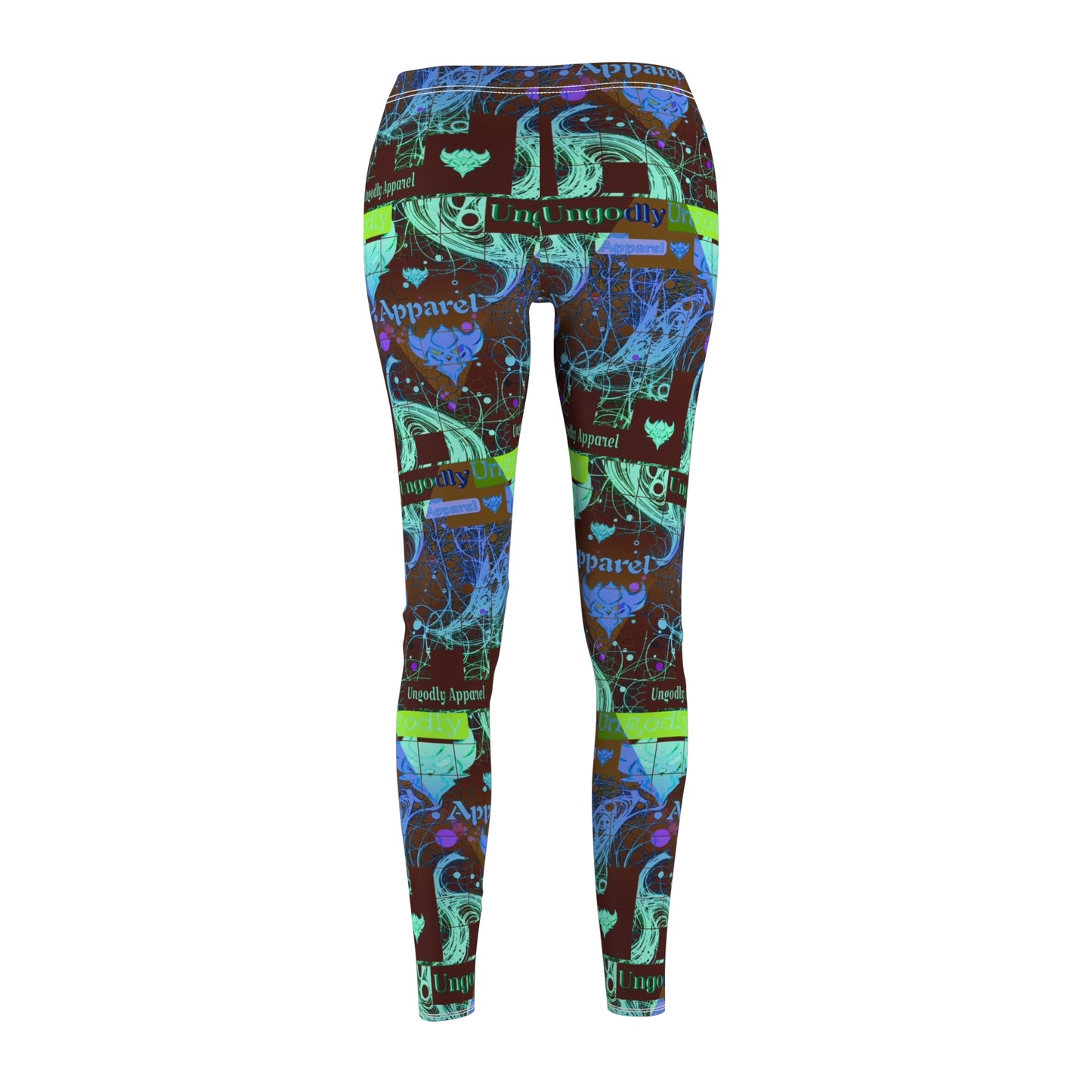 Vibrant Women's AOP Casual Leggings - Inspiring Pattern