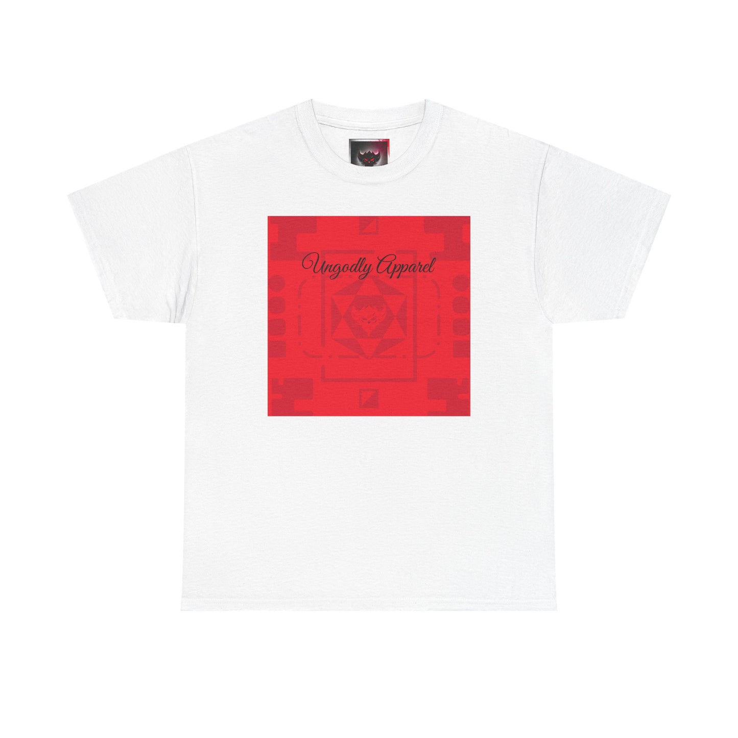 Ungodly Apparel Red Square Graphic Tee