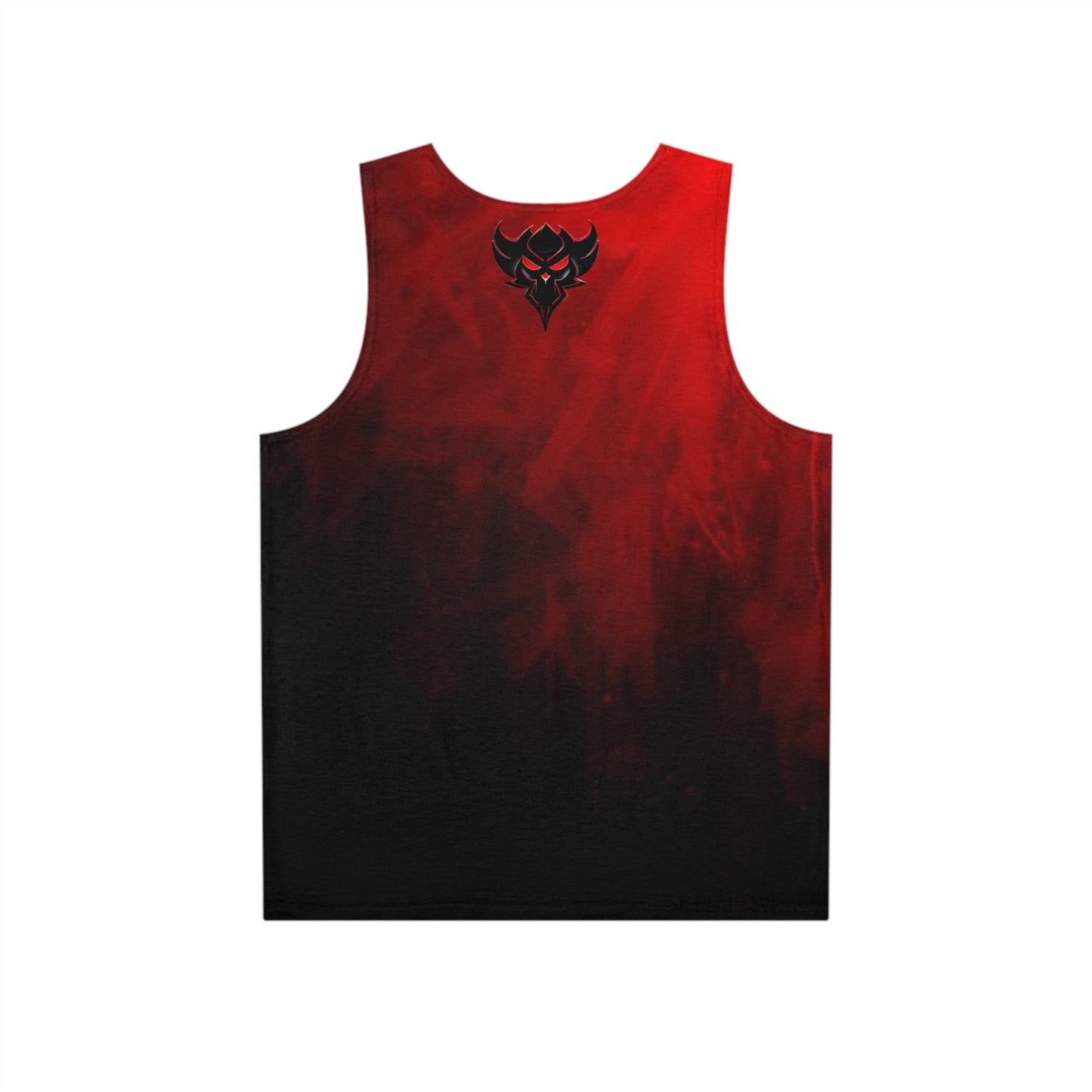 Men's Red & Black Baphomet: "The Goat" Graphic Tank Top