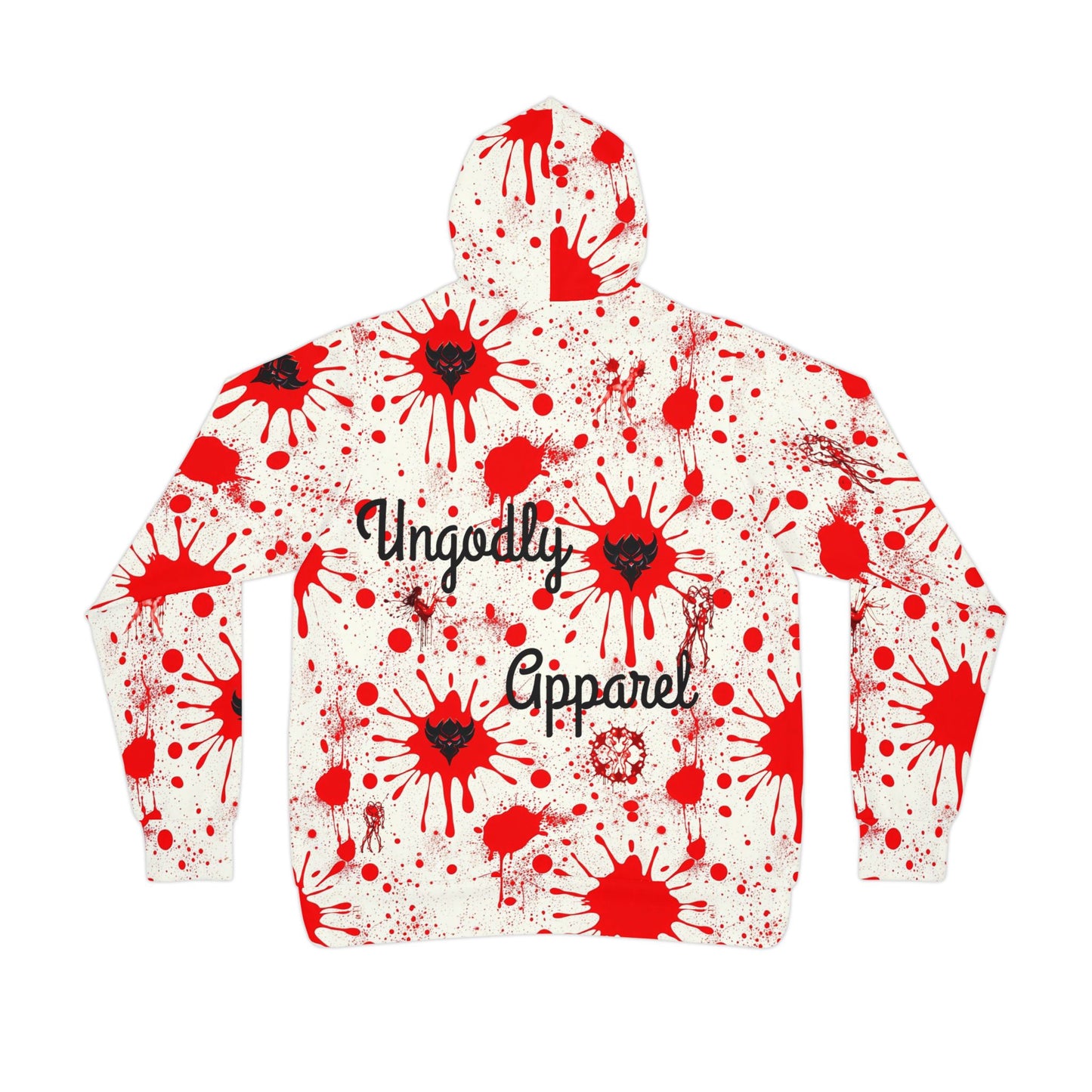 Bloodbath Bold Graphic Athletic Hoodie | Streetwear, Casual Wear, Gift for Him/Her, Unique Fashion, Everyday Comfort