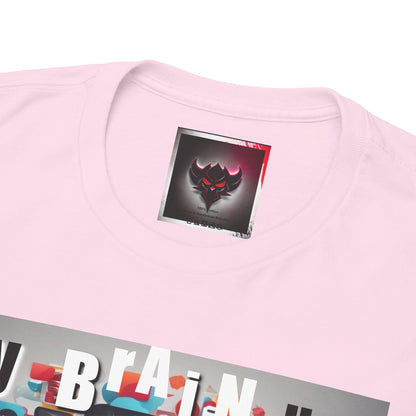 "My Brain Has 2 Many Tabs Open" Unisex Heavy Cotton Tee - Fun and Casual Graphic Shirt