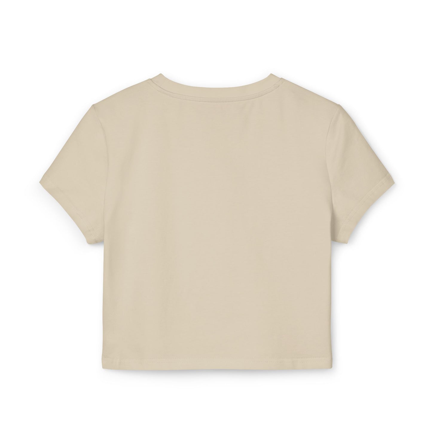 Abstract OK Symbol 666 Portrait Women's Baby Tee - Modern Line Art Face Graphic Crop Top