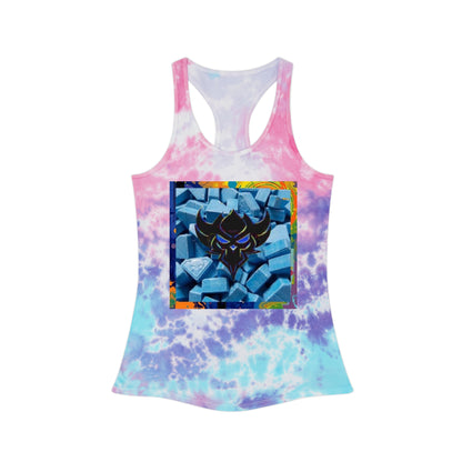 "Ungodly x Apparel Blues" Chill Vibes Tie Dye Tank Top - Perfect for Summer, Festivals, Beach Days, Workout, and Casual Wear