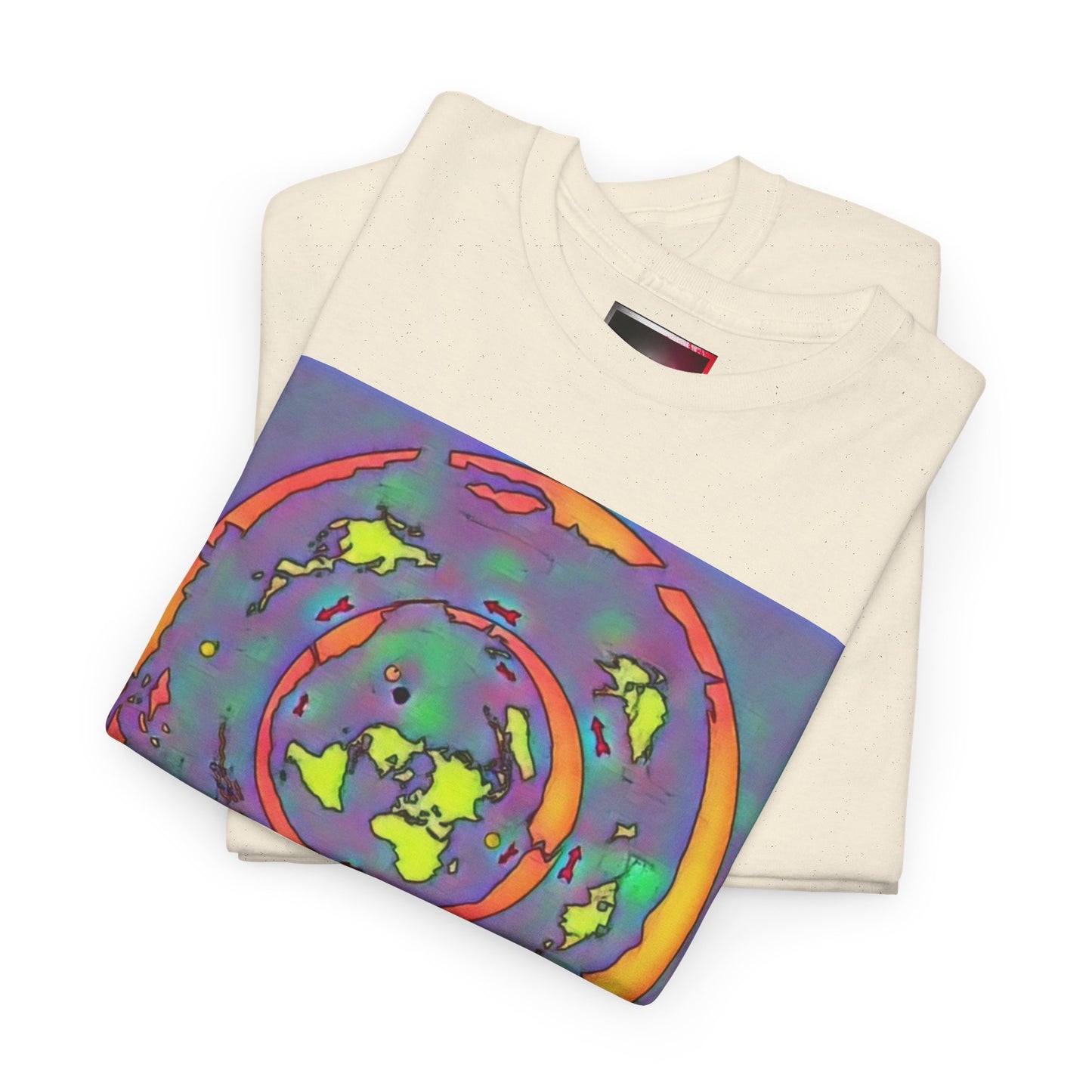 Psychedelic Flat Earth T-Shirt
