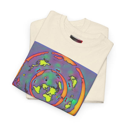Psychedelic Flat Earth T-Shirt