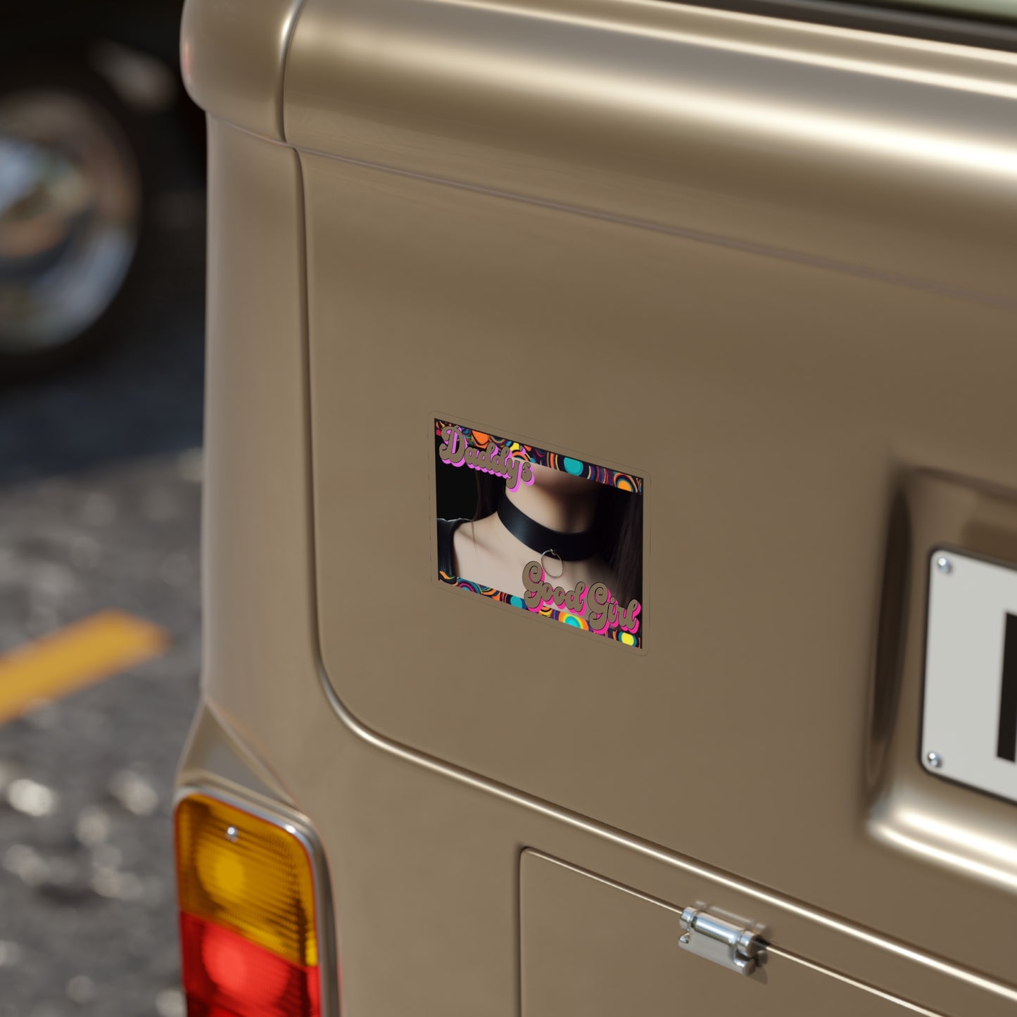 Daddy's Good Girl-Transparent Outdoor Stickers, Die-Cut, 1pcs