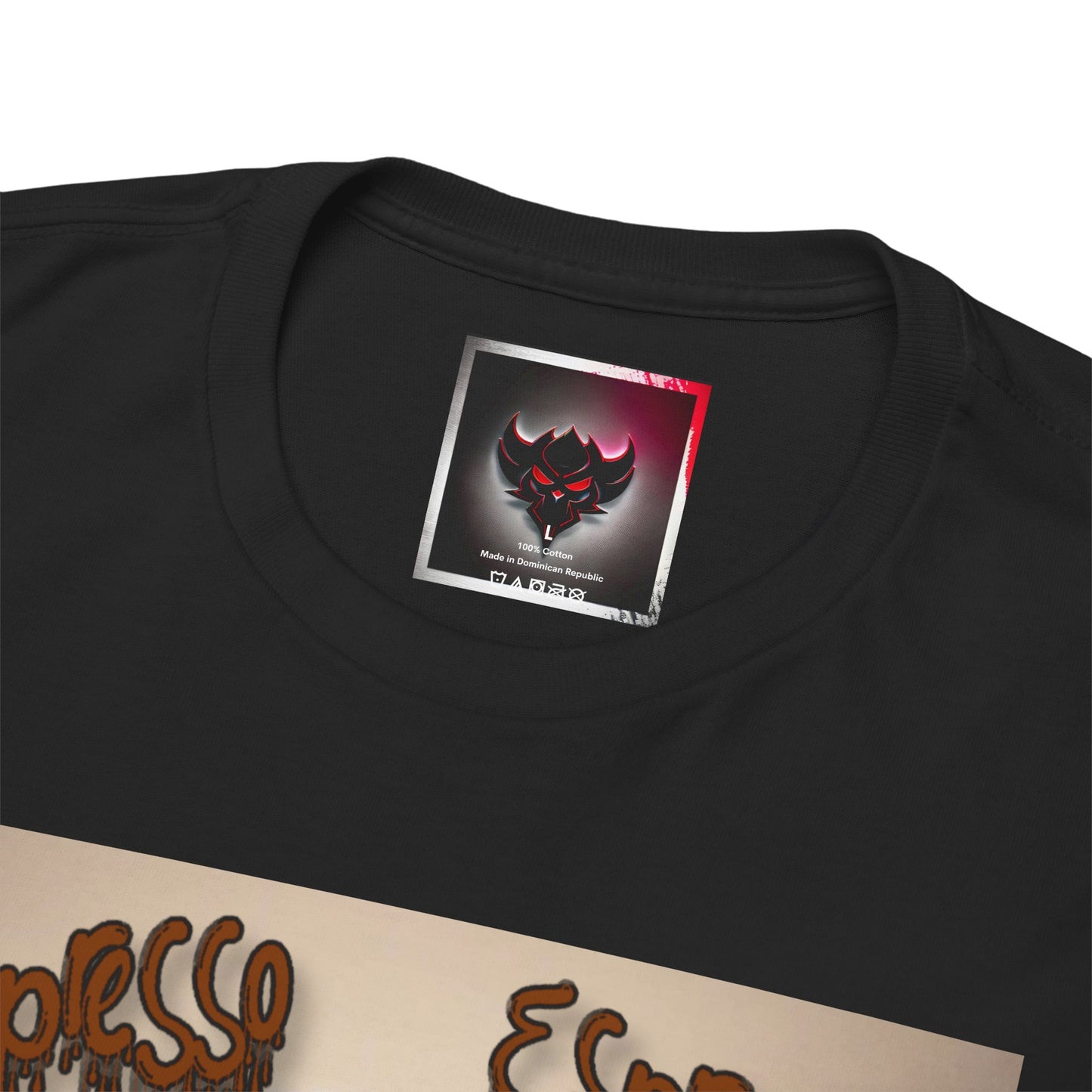 Unisex Heavy Cotton Tee - "Depresso Espresso" Graphic Shirt