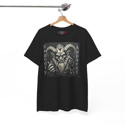 T-Shirt — 'Ungodly Apparel' Krampus Skull Graphic Tee