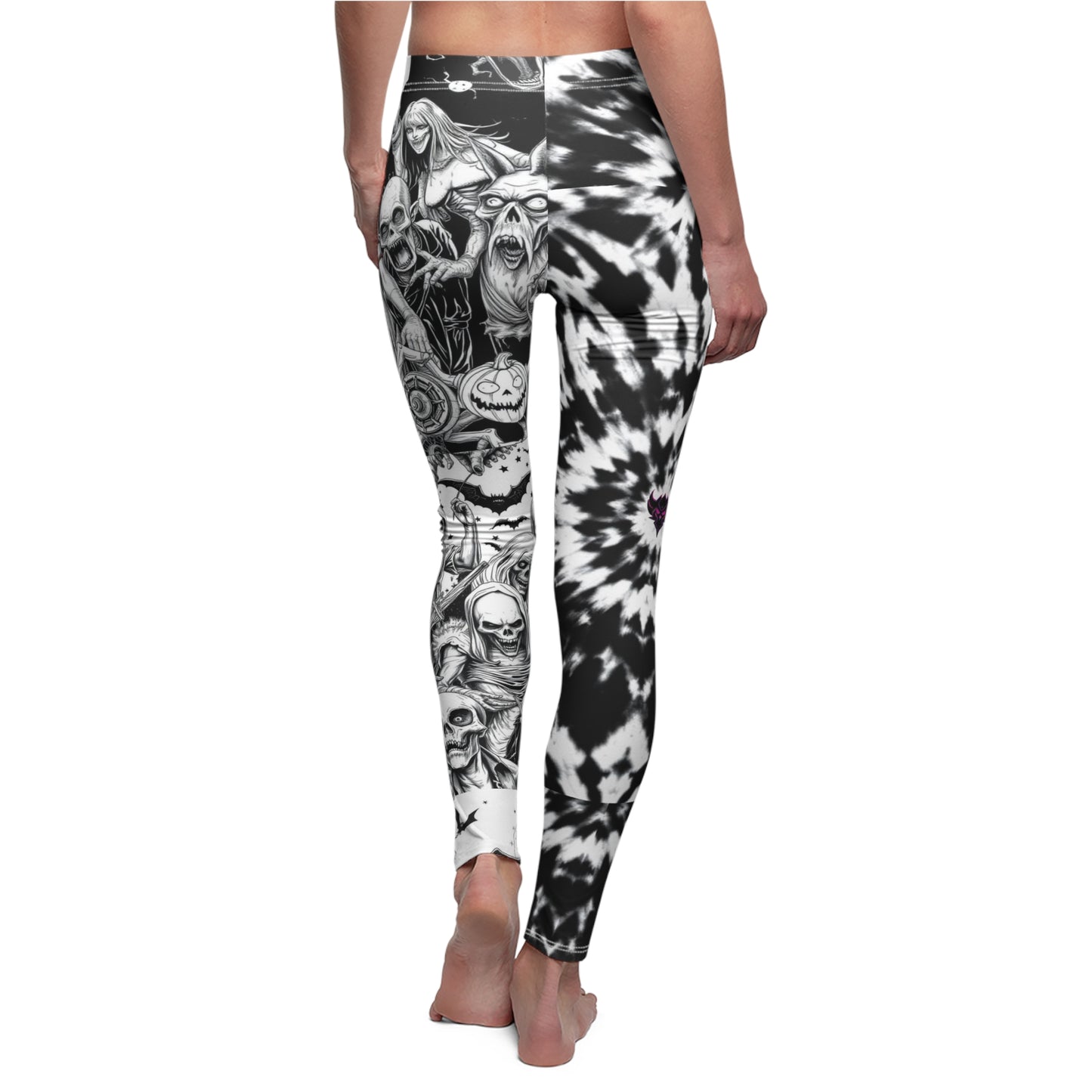 Gothic Halloween Leggings | Spooky Patterned Activewear, Casual Wear, Costumes, Gifts for Her, Fall Fashion