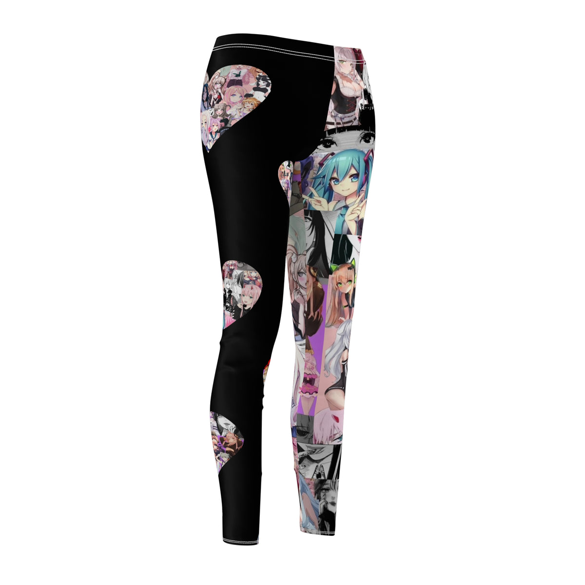 Women's Cut & Sew Casual Leggings "Waifu"