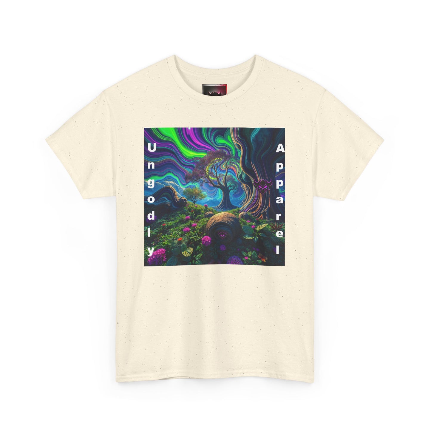 Ungodly Apparel Unisex Heavy Cotton Tee - Vibrant Nature Design