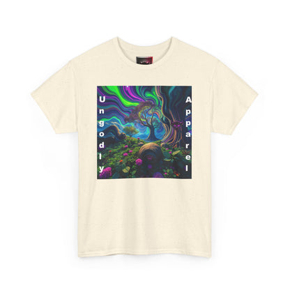 Ungodly Apparel Unisex Heavy Cotton Tee - Vibrant Nature Design