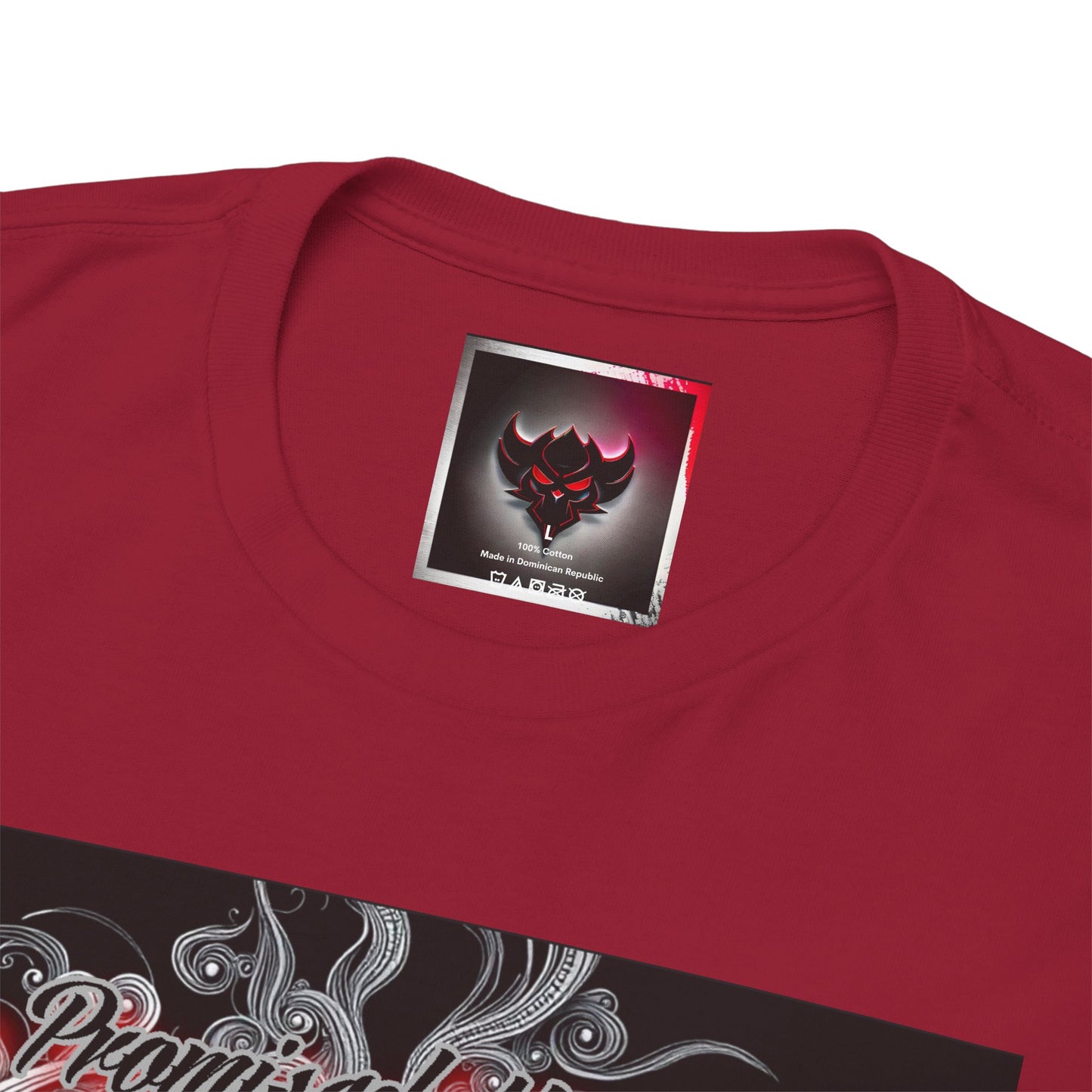 Unisex Heavy Cotton Tee - " You Promised the Forever But Lost in a Moment" Graphic Tee - Perfect for Casual Wear and Gift Giving