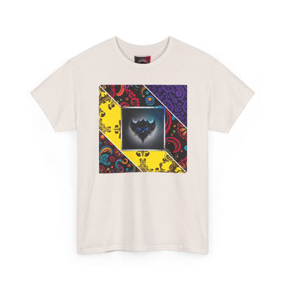 Patchwork Bandana Tee – Psychedelic Bandana Patchwork T-Shirt with Ungodly Apparel Logo