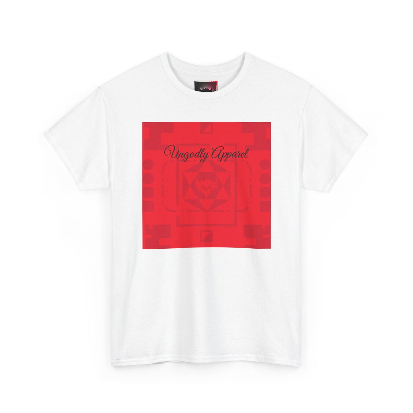 Ungodly Apparel Red Square Graphic Tee