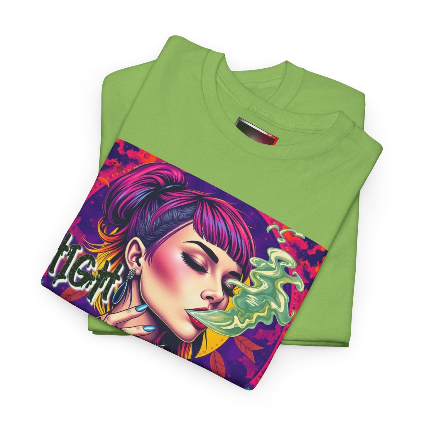 Chic Unisex Heavy Cotton Tee - 'High and Mighty' Graphic Shirt for Trendsetters