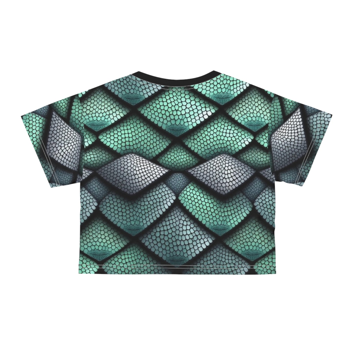 Green Dragon Scale Crop Tee – Ungodly Apparel Design