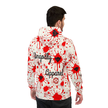 Bloodbath Bold Graphic Athletic Hoodie | Streetwear, Casual Wear, Gift for Him/Her, Unique Fashion, Everyday Comfort