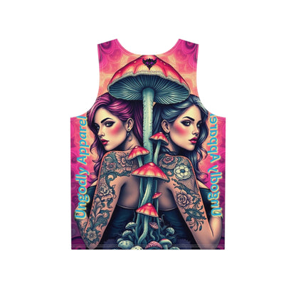 Psychedelic "Bitches and Boomers" Graphic Tank Top for Men - Ungodly Apparel