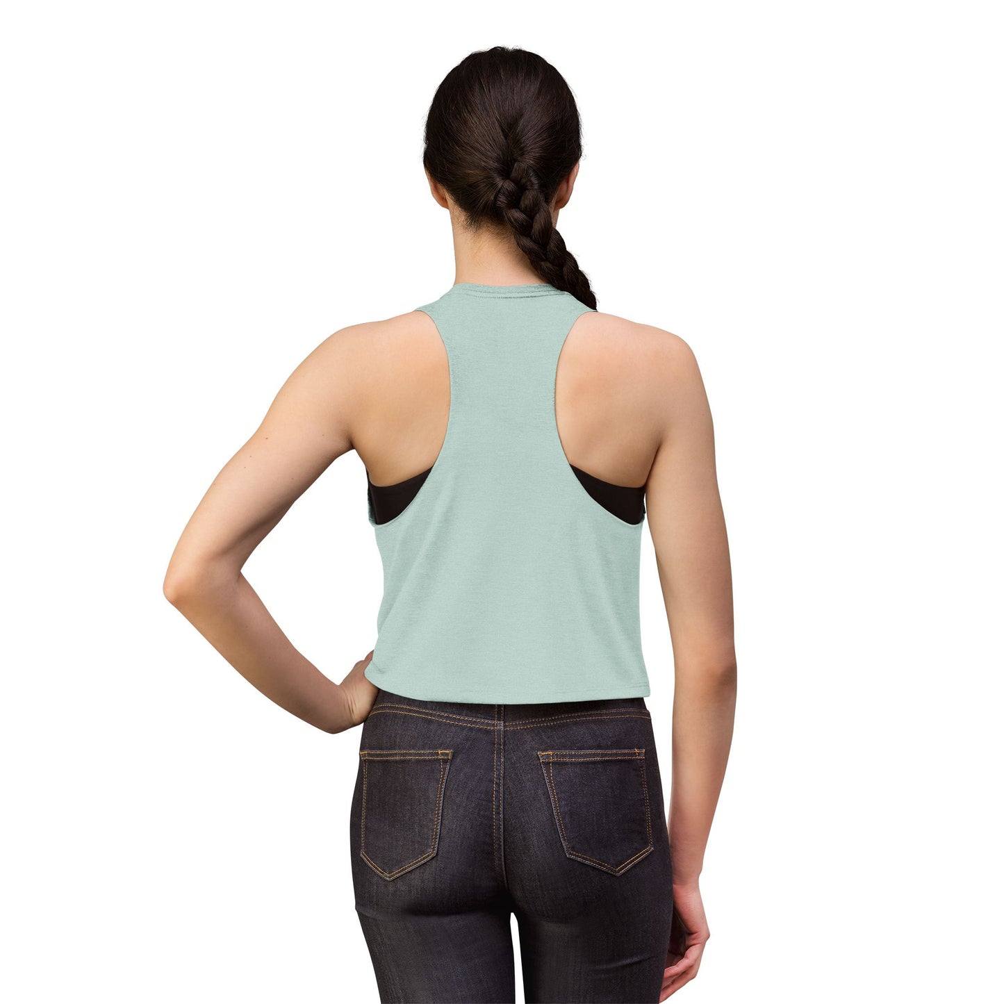 Mermaid Graphic Crop Top — Cute Whimsical Sea Girl Tank for Summer