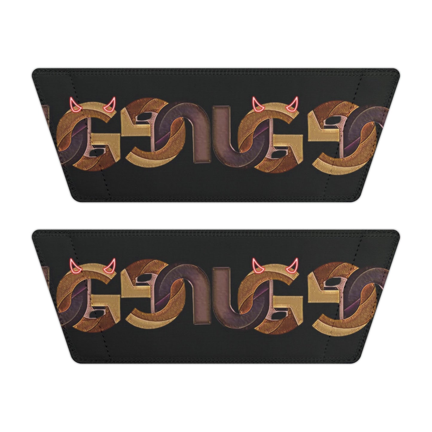 Slide Sandals — Retro "UG" Chain Graphic Pool Slides for Men