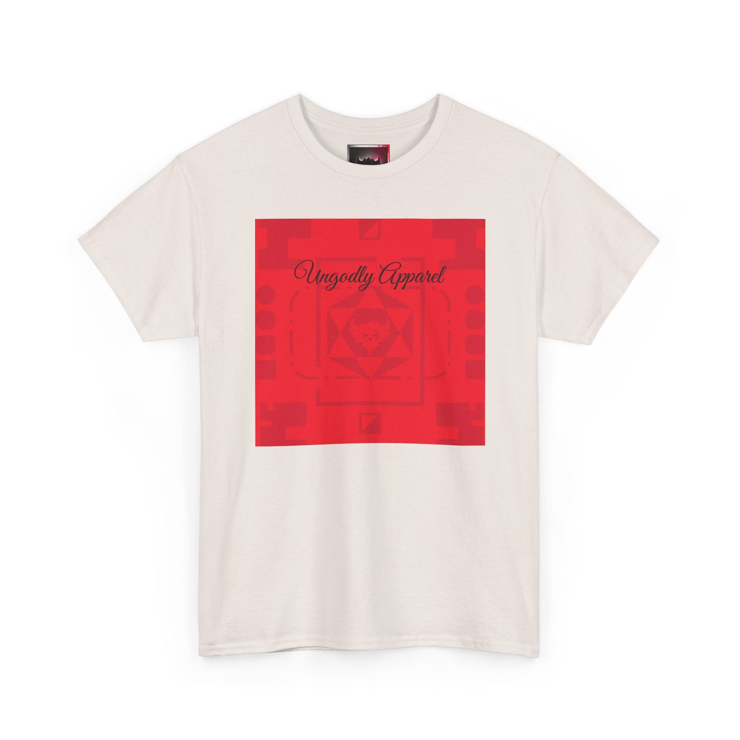 Ungodly Apparel Red Square Graphic Tee