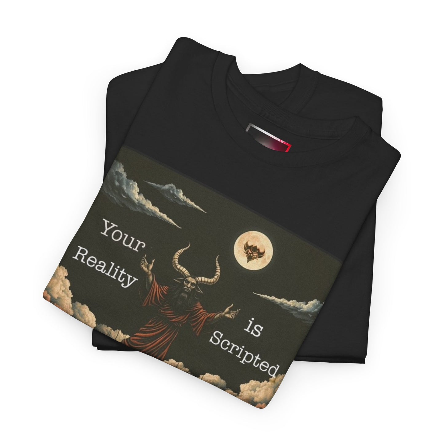 "Baal" Tee — "Your Reality Is Scripted" Graphic T-Shirt