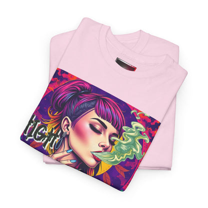 Chic Unisex Heavy Cotton Tee - 'High and Mighty' Graphic Shirt for Trendsetters