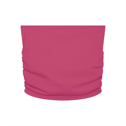 Women’s "Ungodly Apparel" Ruched Cropped Yoga Tube Top