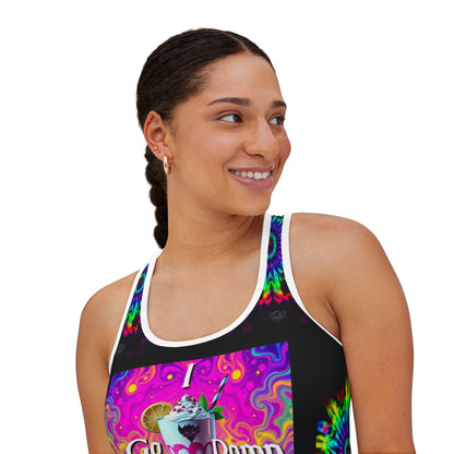 Psychedelic Women's Tank Top, Edgy Summer Style, Boho Vibes, Festival Attire, Comfortable Everyday Wear