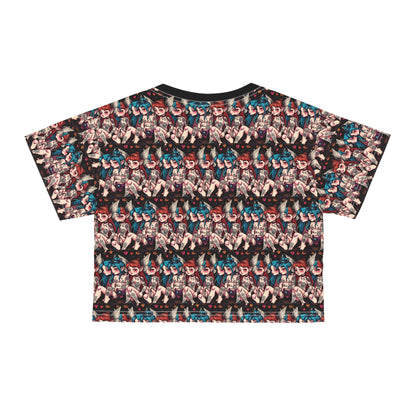 "Fairy" Bold Graphic Crop Tee, Edgy Streetwear, Festival Fashion, Urban Style T-Shirt, Casual Summer Top, Unique Gift Idea