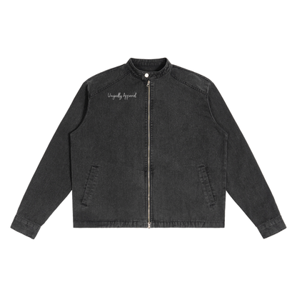 Ungodly Apparel Logo Denim Vintage Washed Jacket