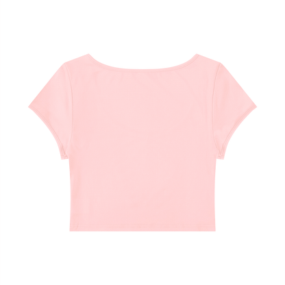 "Ungodly Apparel Bandana Font" Women's Slim Cap Sleeve Crop T-Shirt
