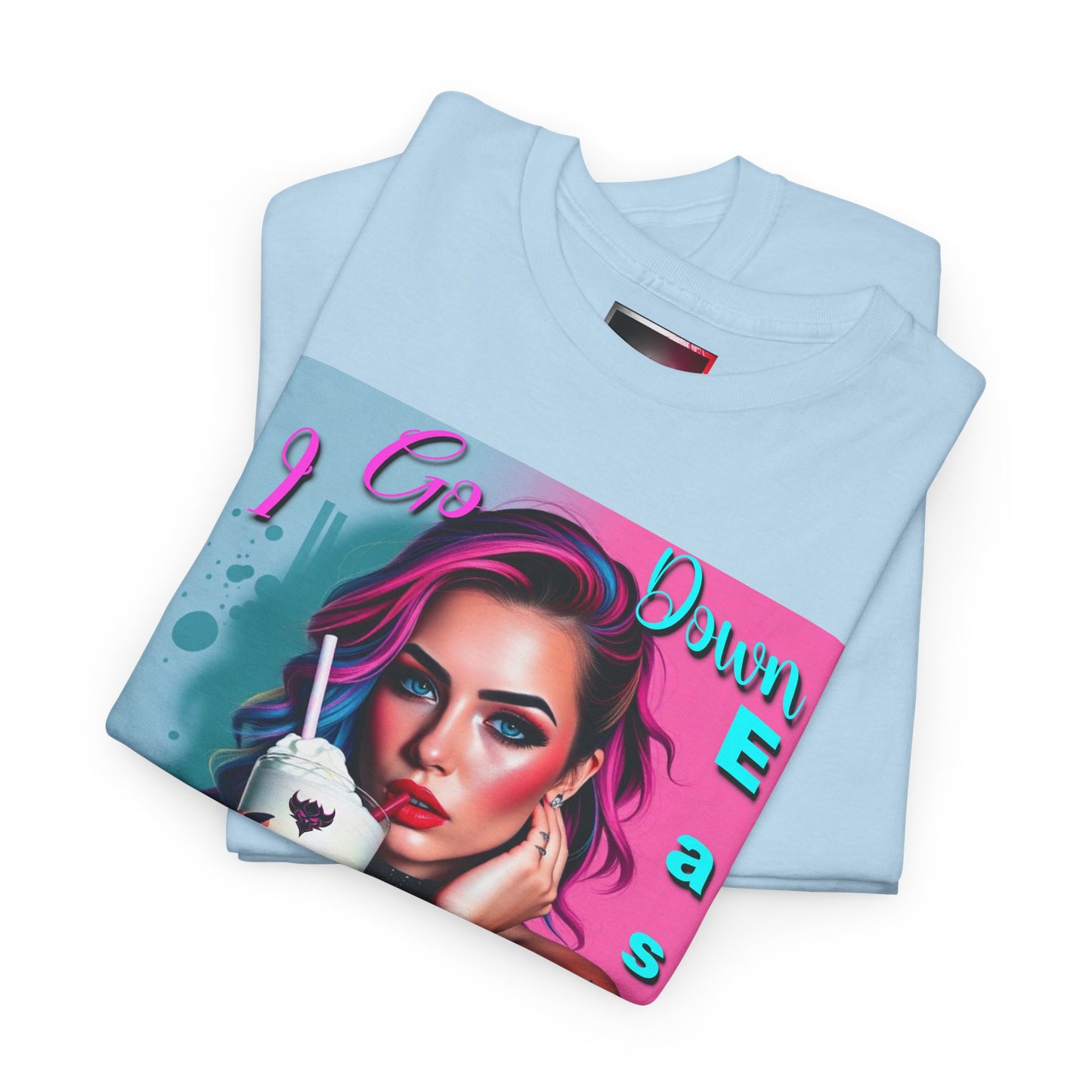 "I Go Down Easily" Unisex Heavy Cotton Tee