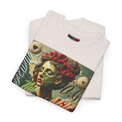 Artistic Unisex Heavy Cotton Tee - 'Mother Earth-The O.G. Milf' Design
