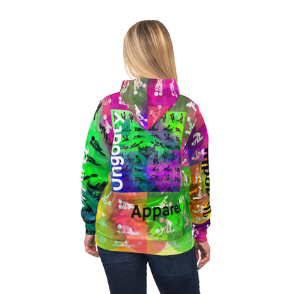 "Ungodly Positions: Karma Sutra" Vibrant Unisex Athletic Hoodie for Active Lifestyle