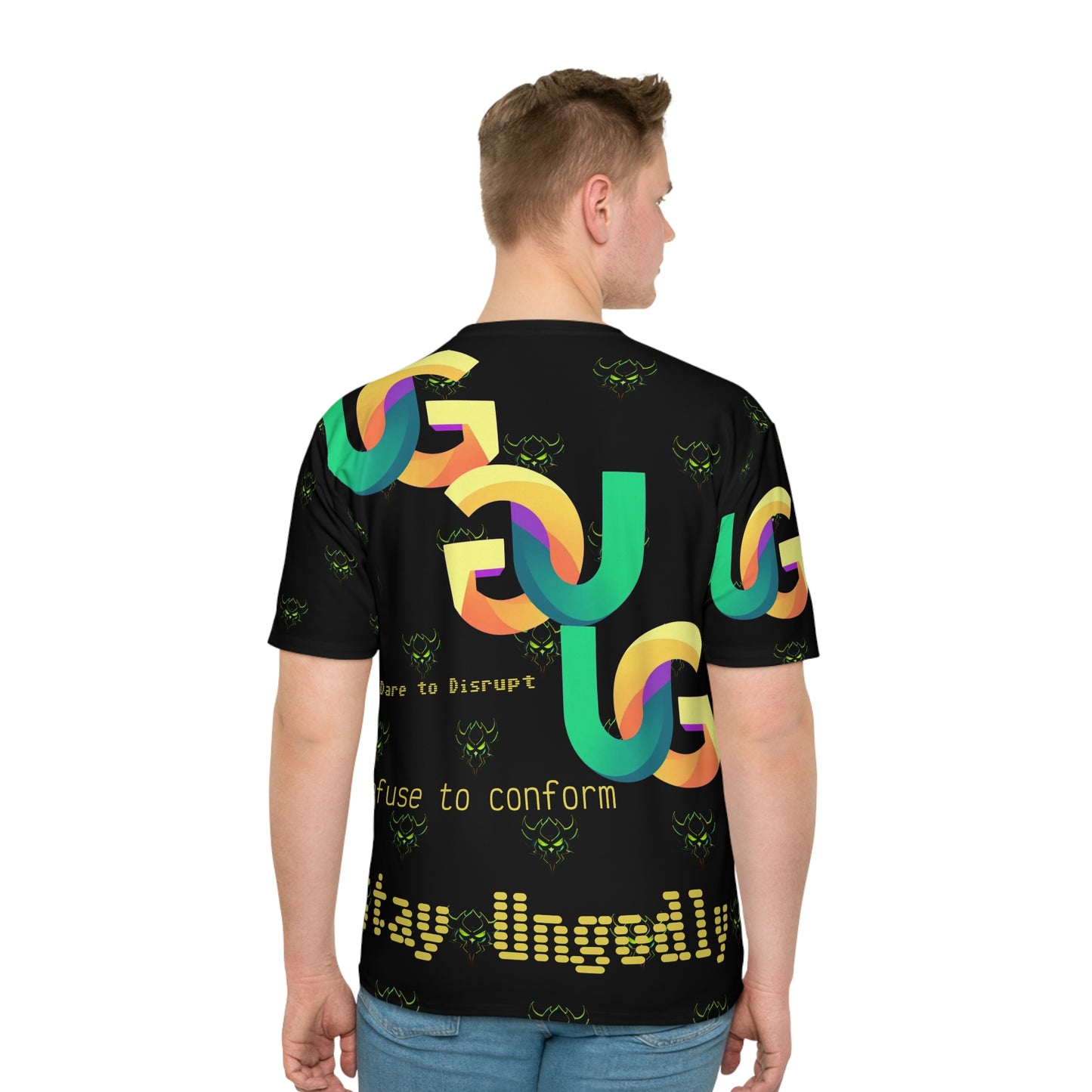 Ungodly Apparel Men's Graphic T‑Shirt — 'Stay Ungodly' Retro Chain Logo Tee