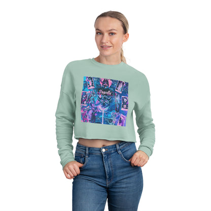 "Ungodly Tarot" Sweatshirt — Vaporwave Collage 'Royalty' Graphic