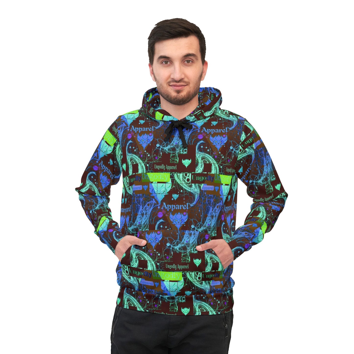"Ungodly Apparel" Vibrant Athletic Hoodie for Active Lifestyles