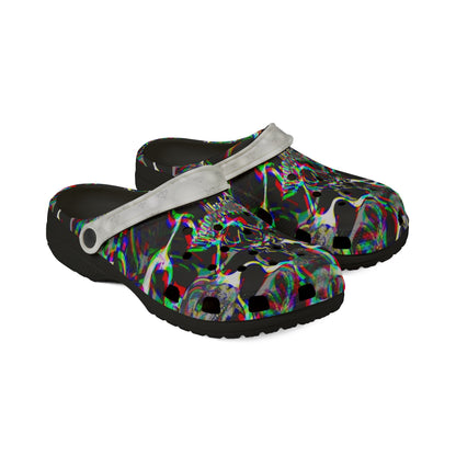 Ungodly Apparel Skull Glitch Clog