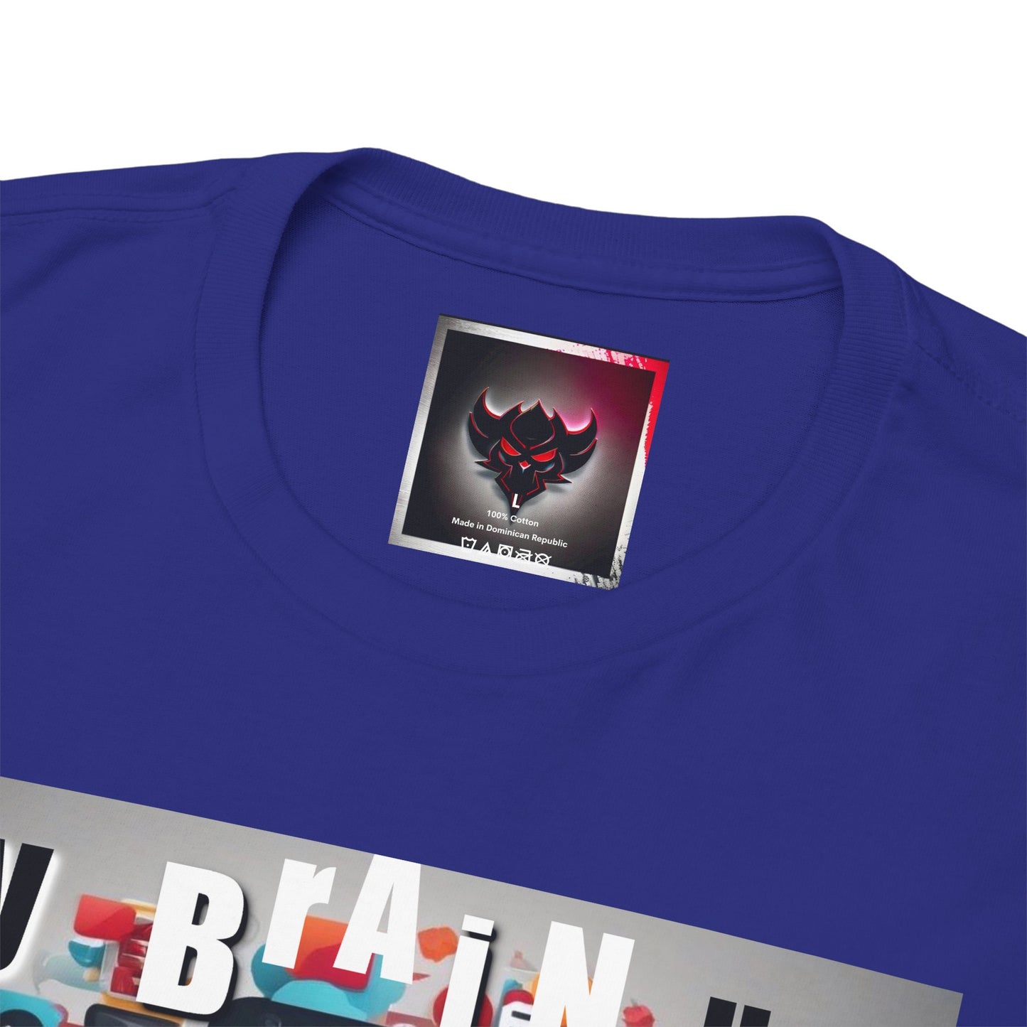 "My Brain Has 2 Many Tabs Open" Unisex Heavy Cotton Tee - Fun and Casual Graphic Shirt